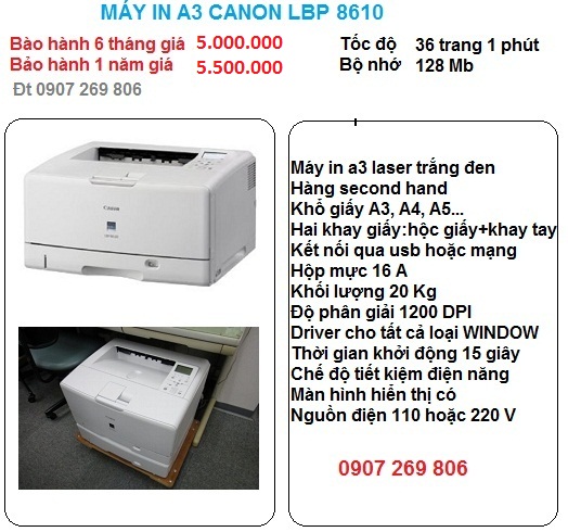 May in a3 canon lbp 8610