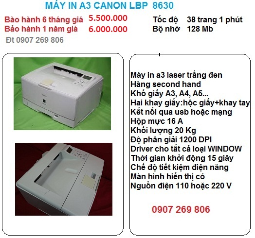 May in a3 canon lbp 8630
